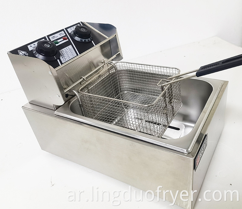 Electric Fryer With Timer-Left 2